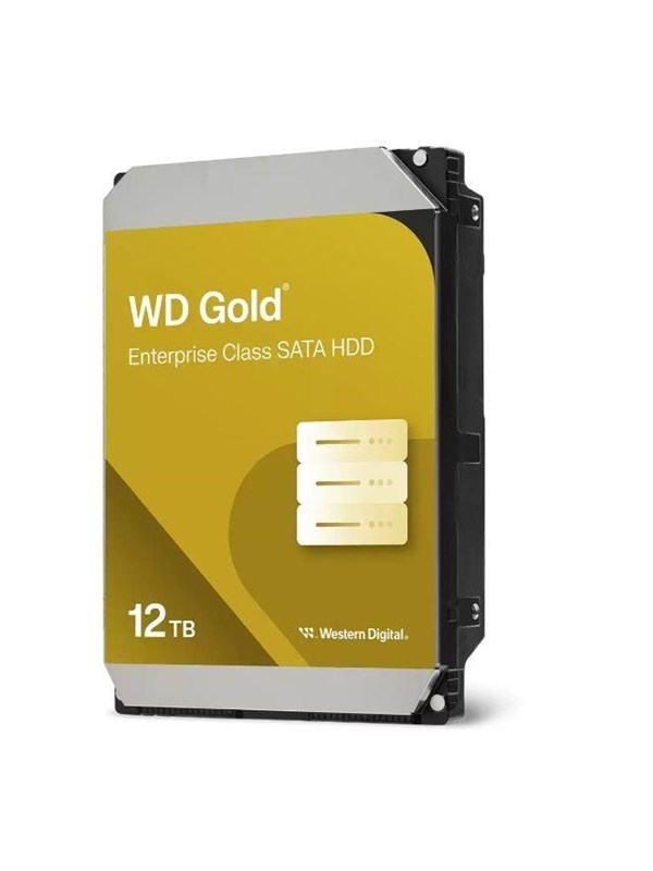 WD Gold - 12TB - Harddisk - WD122KRYZ - SATA-600 - 3.5"