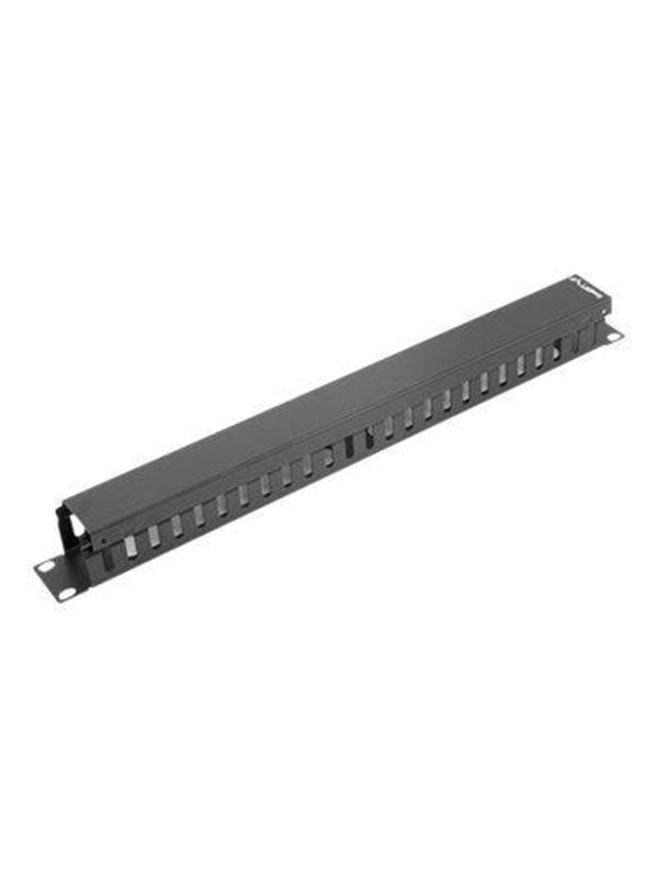 Lanberg AK-1201-B - 1U - Cable Management Panel