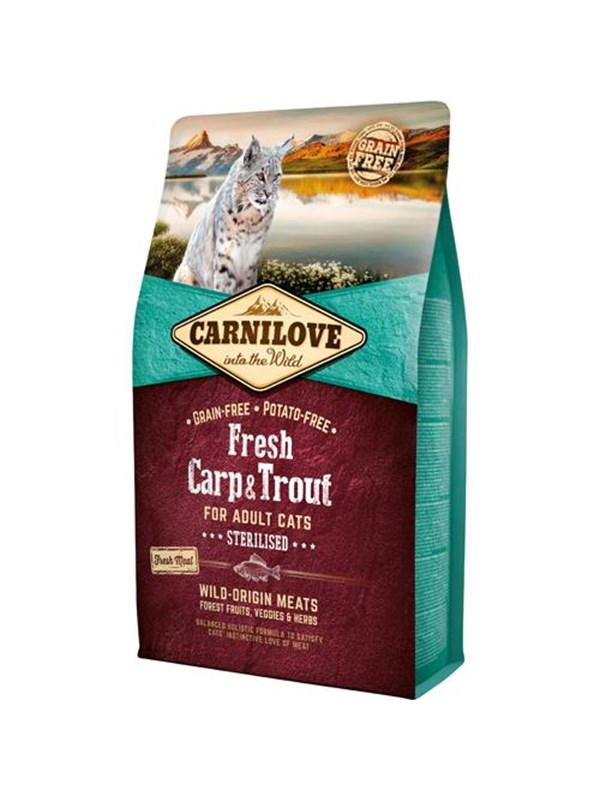 Carnilove Carp+Trout f/Adult cats 2kg