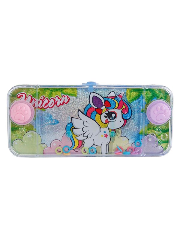 Pocket Money Unicorn Water Game Console - assorted