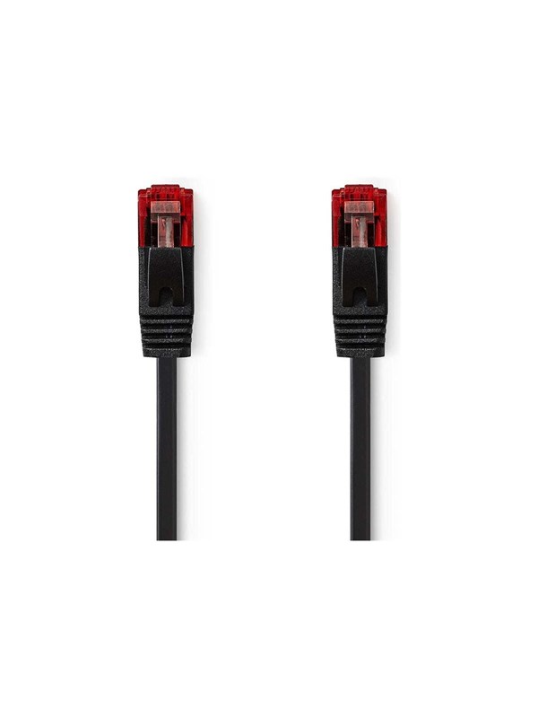 Nedis CCGL85215WT05 networking cable - Svart - 0.5m