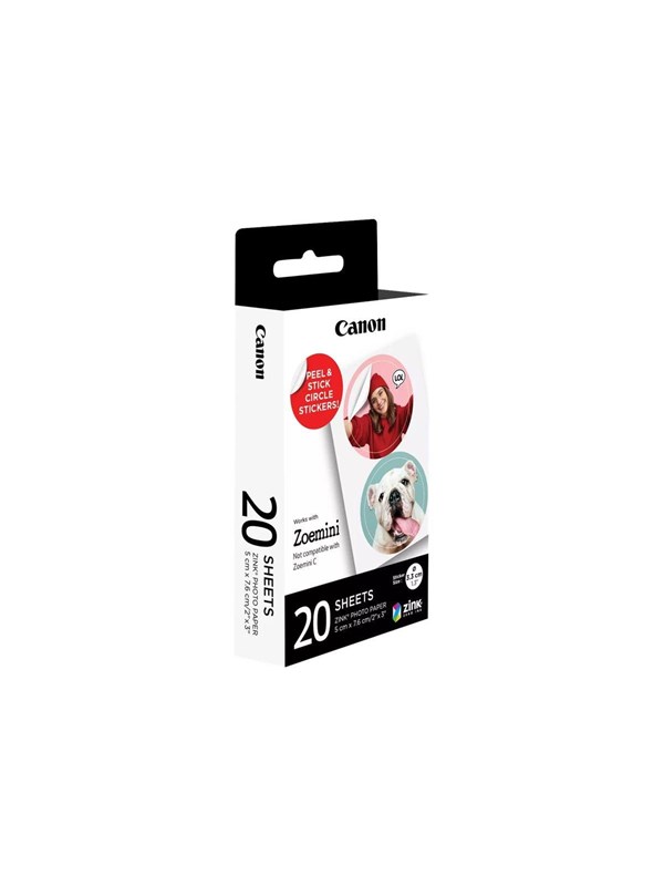 Canon Paper Circle Sticker for Zoemini 20ark