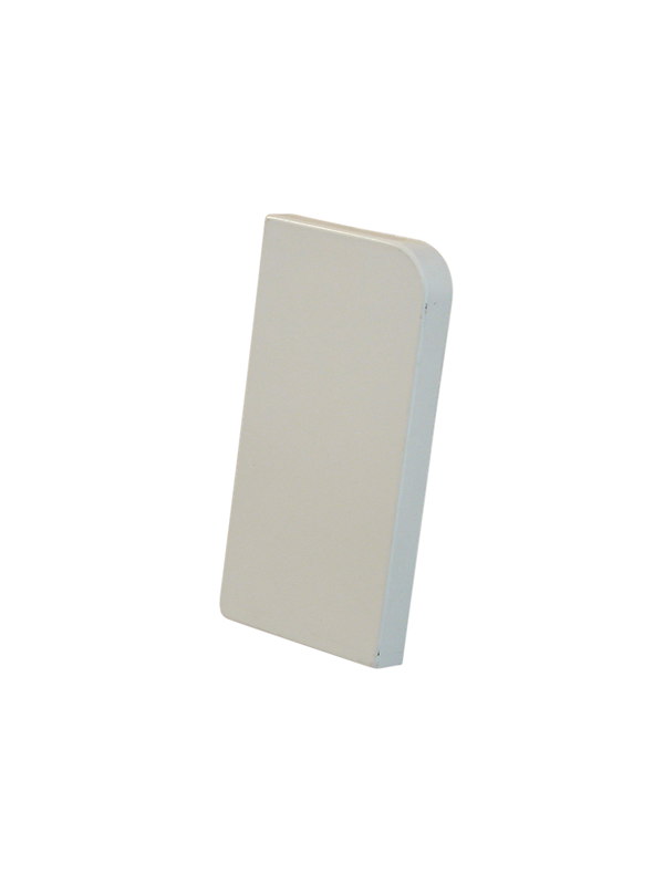 Gabotherm End piece left white