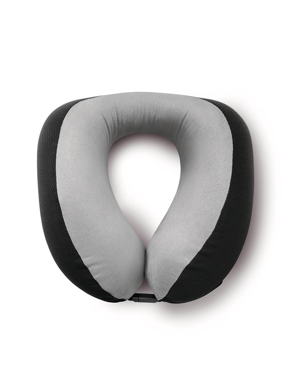 Go Travel Memory foam kudde med blå detalj