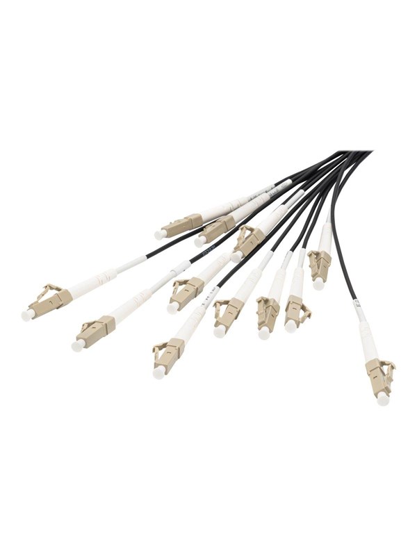 DIGITUS breakout cable - 30 m - black - Svart - 30m