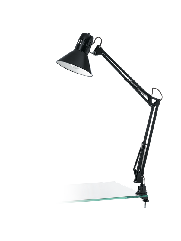 EGLO FIRMO desk lamp with clamp black