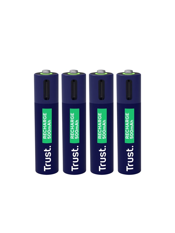 Trust 4 x AAA USB-C Rechargeable