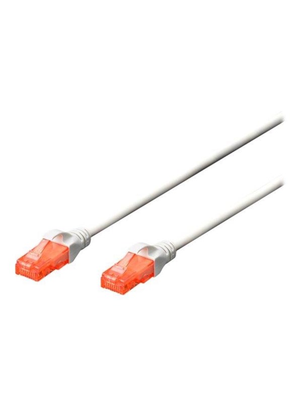 DIGITUS Professional patch cable - 2 m - white - Hvit - 2m