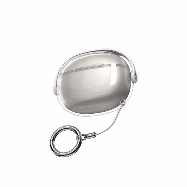 Beskyttende etui kompatibelt med Edifier Comfo Clip Bluetooth-øretelefoner - Transparent, portabel og støtsikker Gjennomsiktig