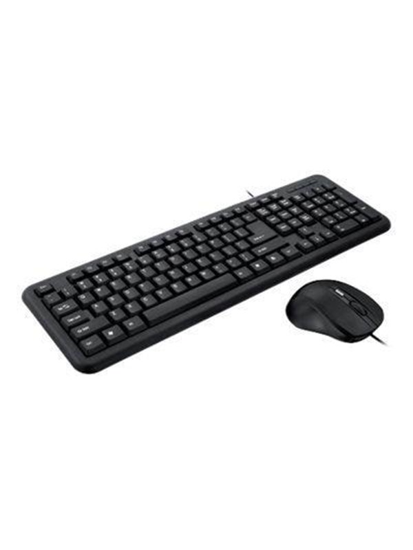 iBOX OFFICE KIT II - keyboard and mouse set - black - Tastatur &amp; Mussett - Svart