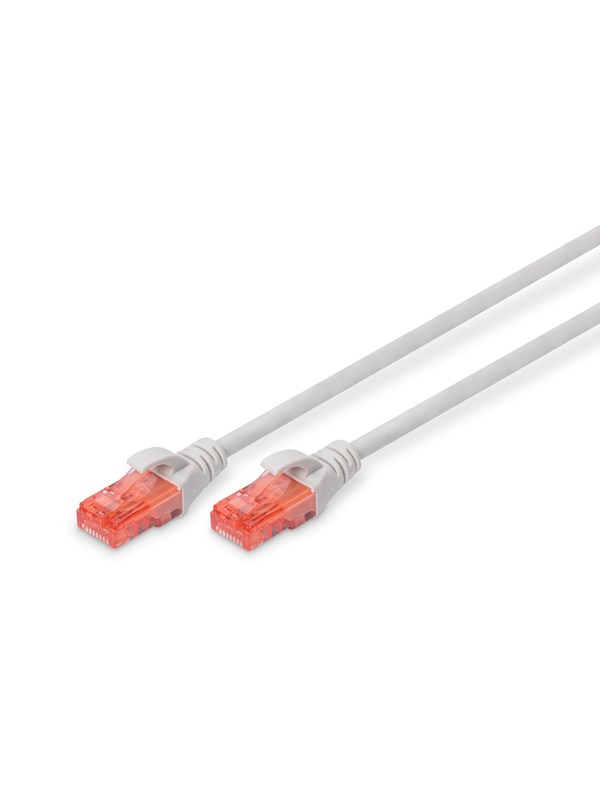 DIGITUS CAT 6 U-UTP Patch Cord - 7m - Grå - 7m