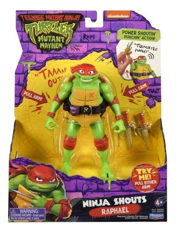 Character Turtles Mutant Mayhem - Power Sounds 14cm - Raphael