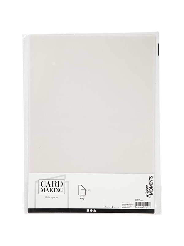 Creativ Company - Vellum paper A4 Off-white 10 Sheets