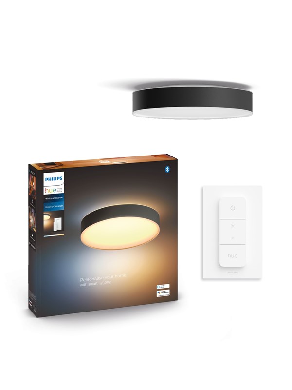 Philips Hue Enrave Large Stor Taklampe - Svart