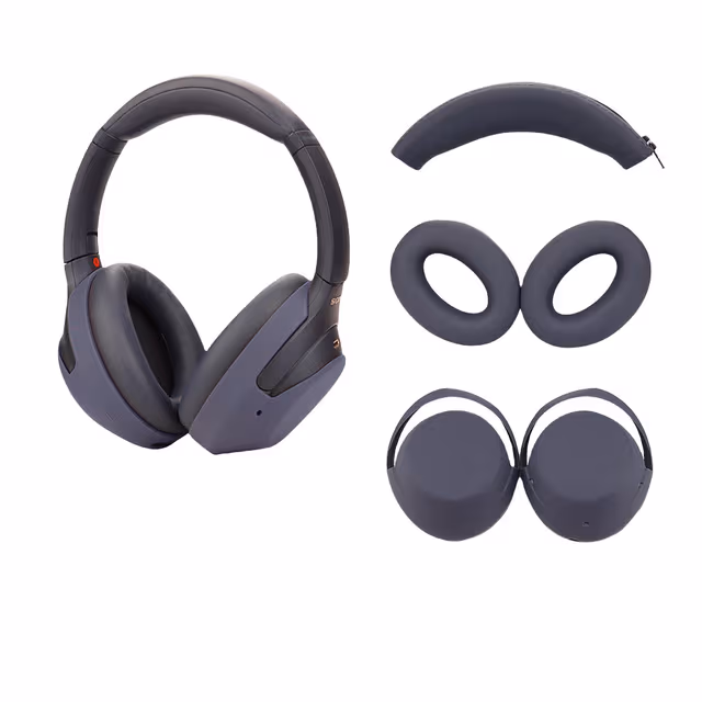 Pannebånd og øreputer for SONY WH-1000XM3/4 Blå