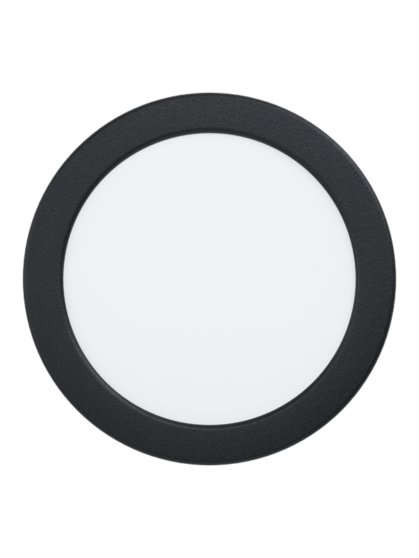 EGLO FUEVA 5 recessed spot Ø166 mm 3000K black