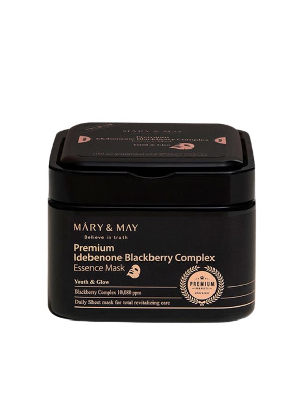 Mary &amp; May Premium Idebenone Blackberry Complex Essence Mask