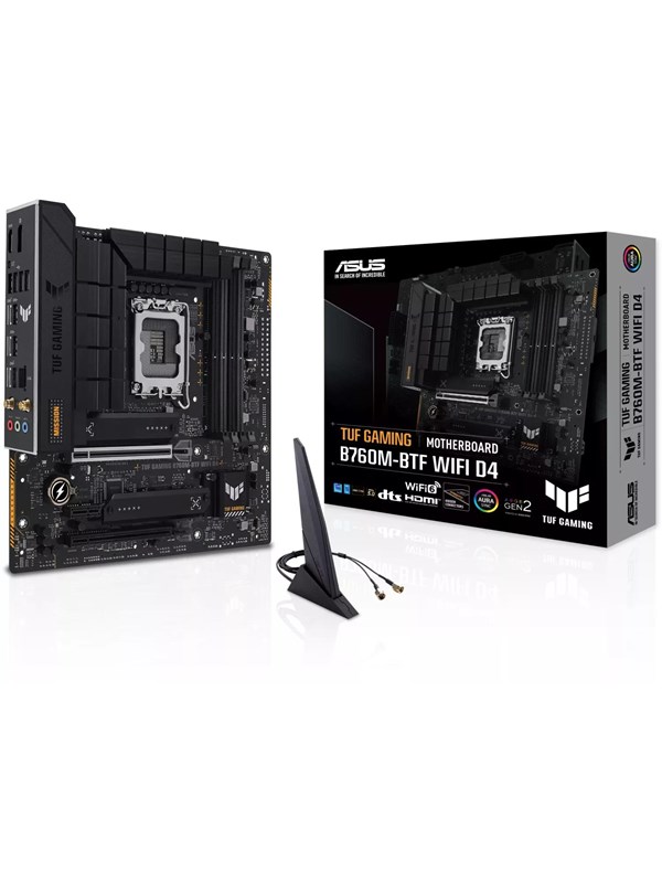ASUS TUF GAMING B760M-BTF WIFI Hovedkort - Intel B760 - Intel LGA1700 socket - Micro-ATX