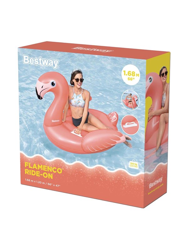 Bestway Rider Inflatable Flamingo 148cm