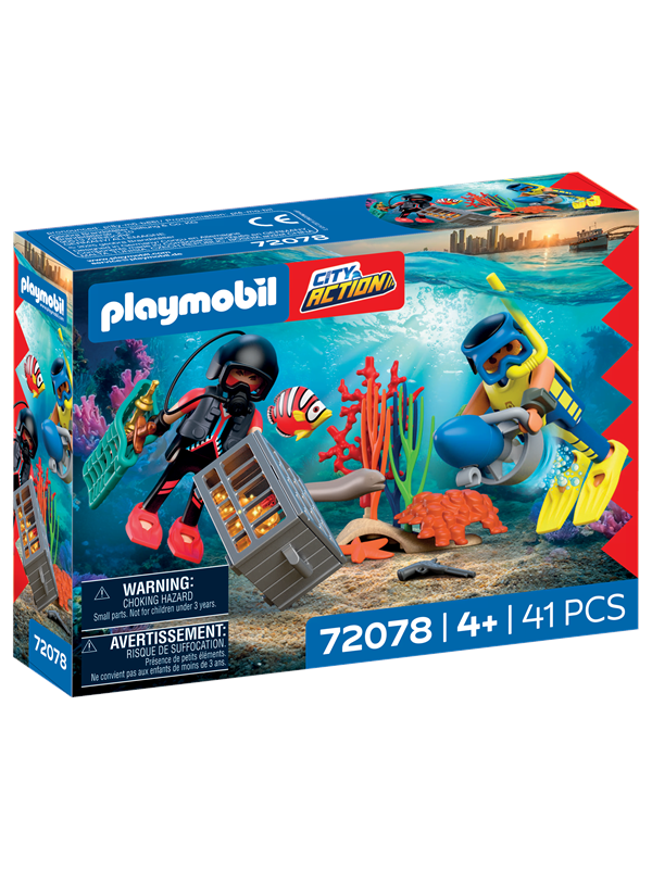Playmobil City Action - Politidykker med skatt