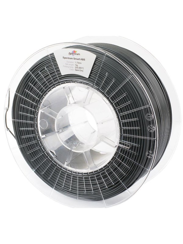 Spectrum 3D Filament / Smart ABS / Dark Grey / â 1.75 mm / 1 kg