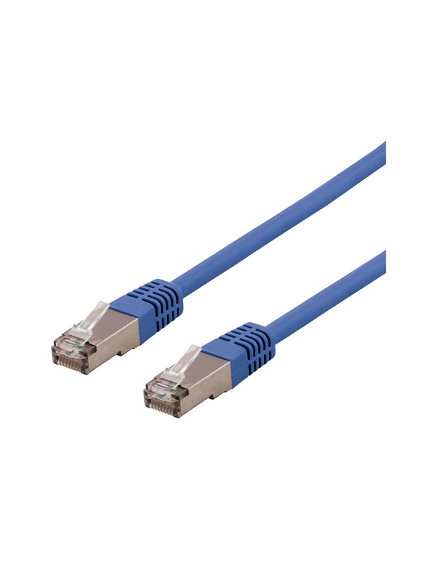 Deltaco patch cable - 2 m - blue - Blå - 2m