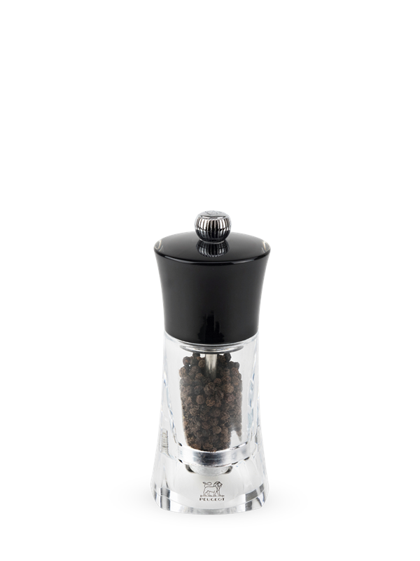 Peugeot Molene pepper Grinder Acrylic/Black 14cm