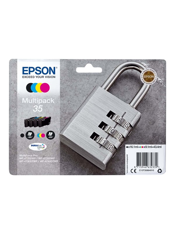 Epson 35 Multipack (Black Yellow Cyan Magenta) Ink