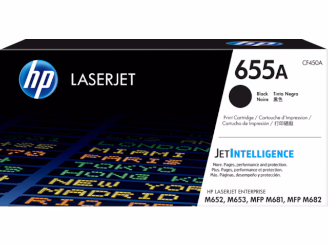 HP Toner 655A Sort