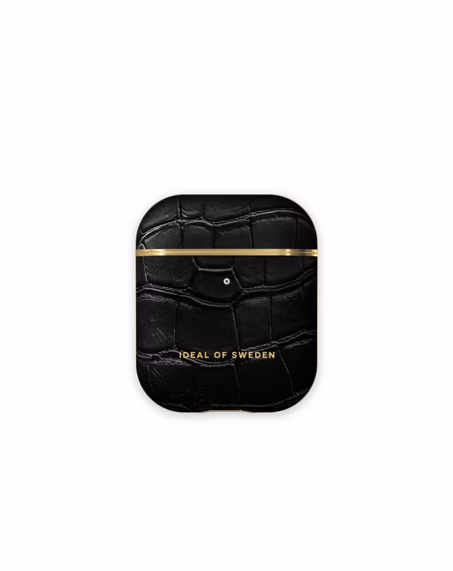 Atelier AirPods Case Jet Black Croco