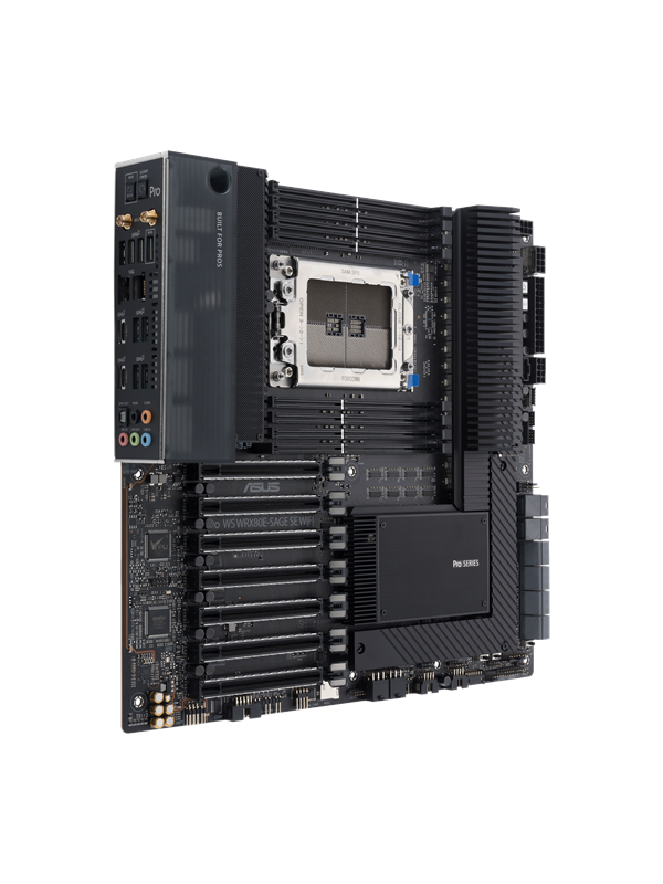 ASUS Pro WS WRX80E-SAGE SE WIFI Hovedkort - AMD WRX80 - AMD sWRX8 socket - DDR4 RAM - Extended ATX