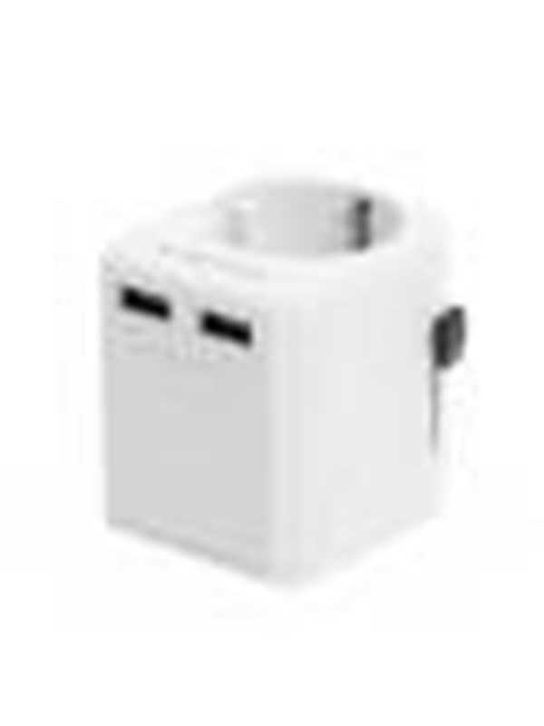 Gembird EU to Universal travel power adapter - 12W