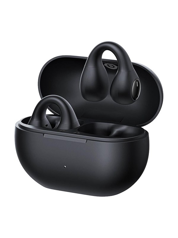Baseus Bass 15 Clip OWS Wireless Headphones with  Simple USB-C 3A 30cm Cable - Black