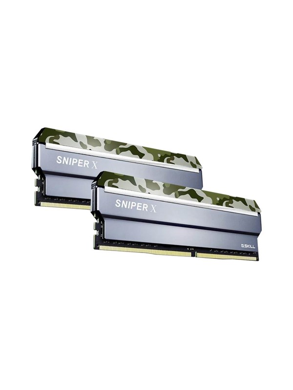 G.Skill Sniper X DDR4-2400 - 16GB - CL17 - Dual Channel (2 pcs) - Intel XMP - Sølv