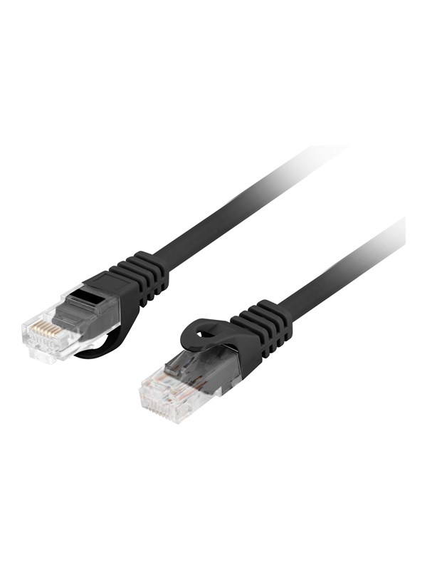Lanberg patch cable - 2 m - black - Svart - 2m