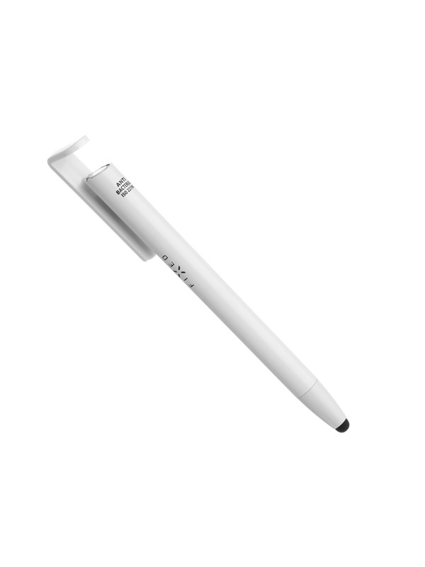 FIXED 3in1 Stylus Pen-Classic pen-Stand function White