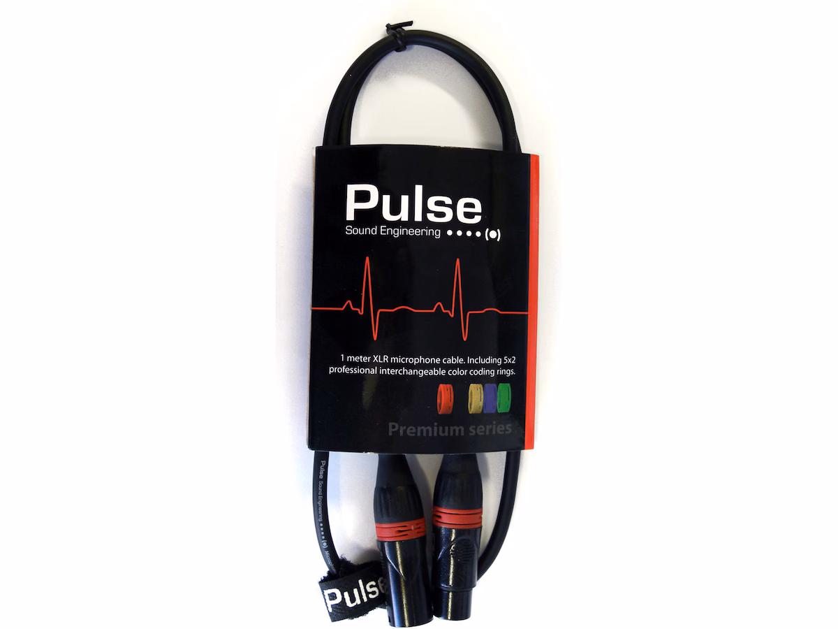 Pulse Mikrofonkabel 1m XLR/XLR
