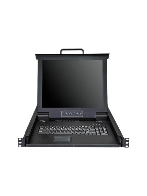 17" StarTech.com Rackmount KVM Console - 8 Ports with 17" LCD Monitor - KVM console - 17"