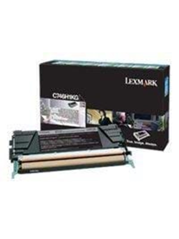 Lexmark C746H1KG Black - Laser toner Svart