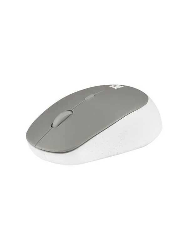 Natec Harrier 2 - mouse - Bluetooth 5.1 - grey white - Mus - Optisk - 4 - Grå