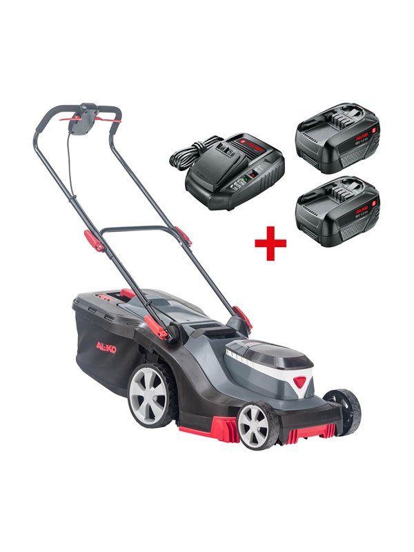 AL-KO Elektrisk gressklipper Batteri gressklipper 18 V BOSCH HOME AND GARDEN COMPATIBLE 38.2 Li Comfort inkl. 2 batterier og lader