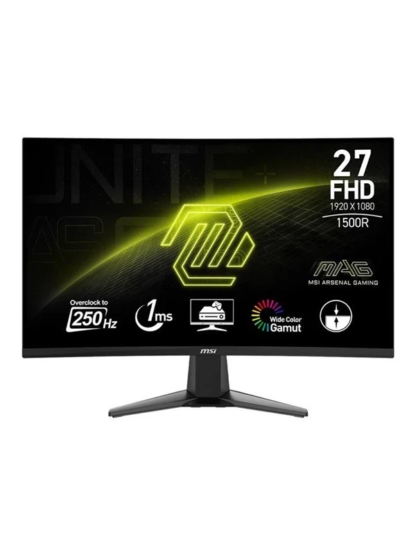 27" MSI MAG 27C6X - 1920x1080 (FHD) - 250Hz - VA