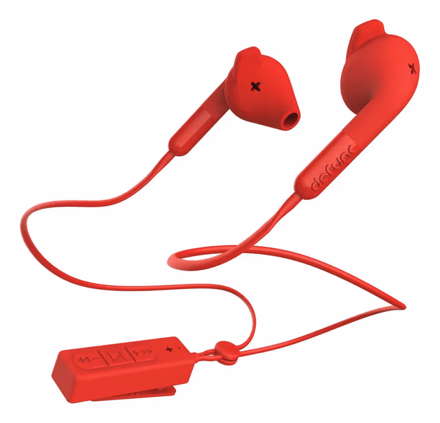 DeFunc BT HYBRID, Bluetooth 4.1, rød