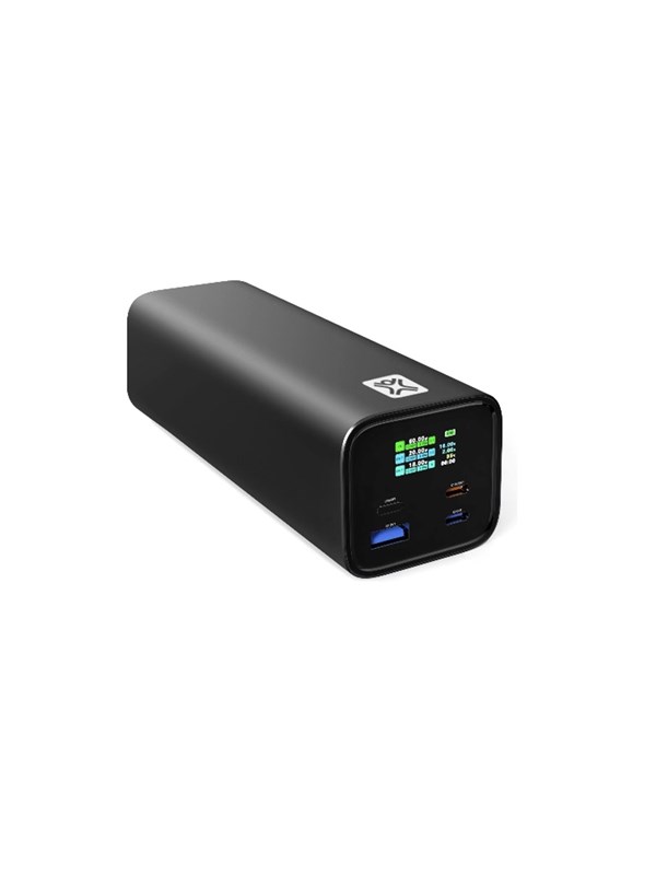 XtremeMac 140W - 2x USB-C / 1x USB-A Nødlader - Svart - 27000 mAh