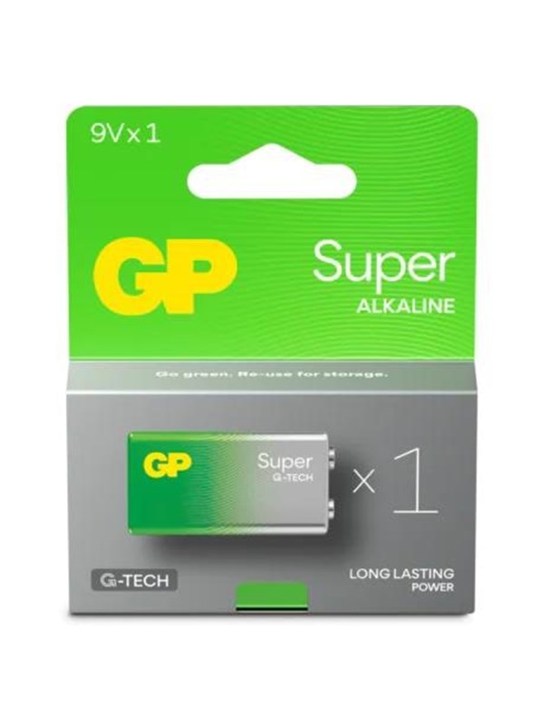 GP Battery Super Alkaline 9V/6LF22 1-pack