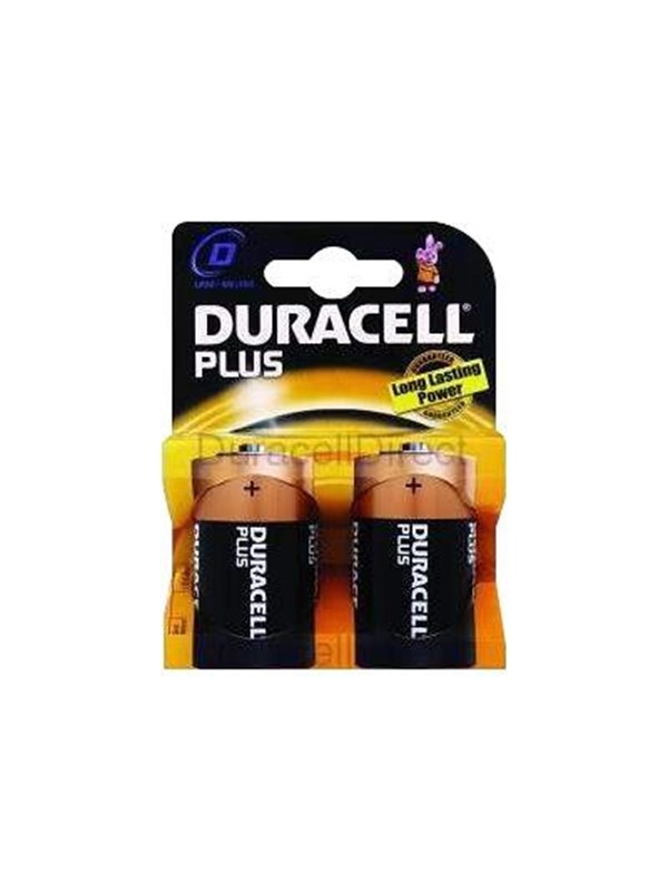 DURACELL D Plus 2-Pack