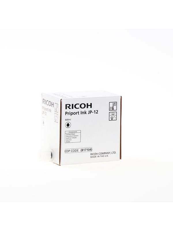 Ricoh JP12 - black - original - ink refill