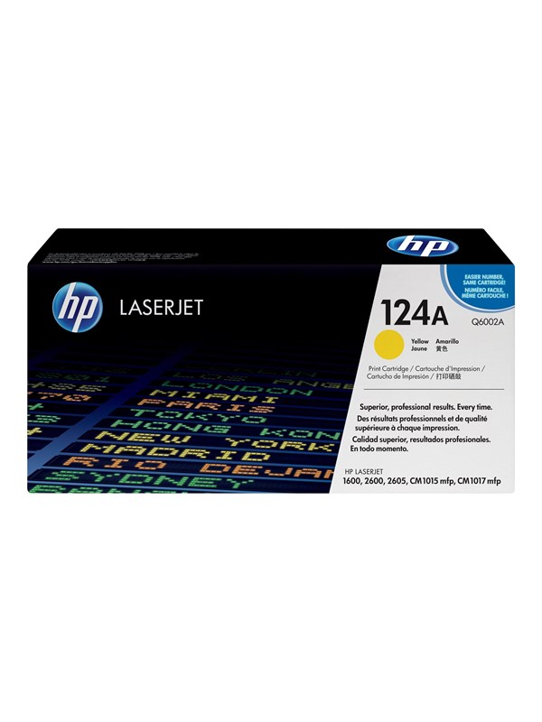 HP 124A / Q6002A Yellow Toner