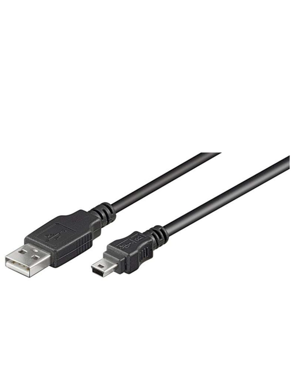 Pro USB-A <-> USB Mini-B (5-pin) - 3m - Svart