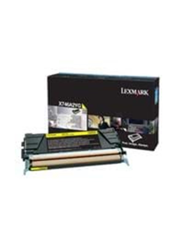 Lexmark X746A3YG Yellow - Laser toner Yellow